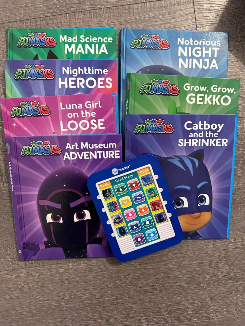📚 PJ Masks Kids Learning Book Set with Interactive meReader 📚 8 books